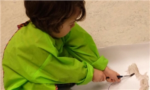 Linkki tapahtumaan Taidetta taaperoille – Open Art Studio for Toddlers